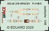 Eduard 3DL48258 P-51B/C seatbelts SPACE (3D Decals) 1/48